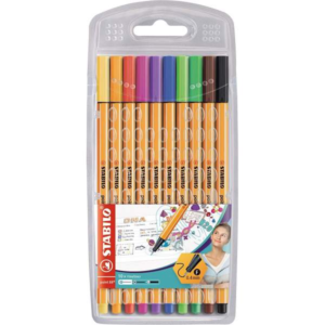 stylo feutre pointe fine pochette de feutres stabilo point