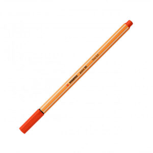 stylo feutre stabilo point pointe fine rouge