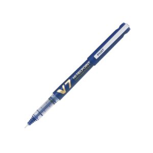 stylo roller bleu v rechargeable pointe moyenne pilot fourniture scolaire