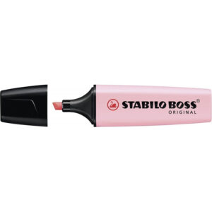 surligneur stabilo boss original pastel rose