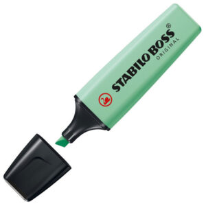 surligneur vert pastel stabilo boss original