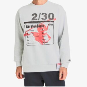 sweat homme anta gris imprime graphique style urbain casual