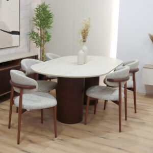 PACK SALLE À MANGER : TABLE MALAGA * + CHAISES VICTOR