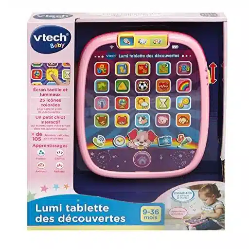 Tablette découvertes Rose VTech 1 tablette decouverte rose Vtech webp