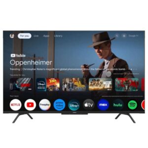 televiseur telefunken qled k smart google tv avec recepteur integre tvge