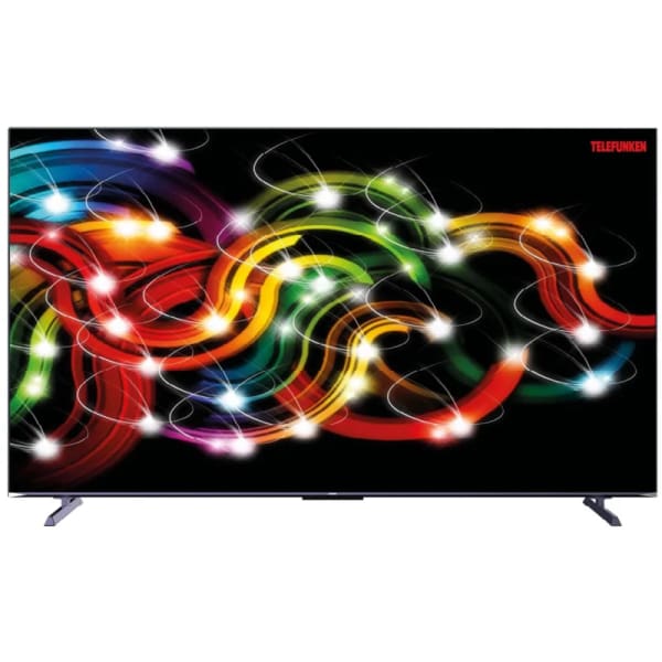 Téléviseur Telefunken 100p QLED TELEFUNKEN A4F GOOGLE TV 4K RECEPTEUR INTEGRE Matte screen(TV100A4F) 1 televiseur telefunken matte screen google tv k noir af
