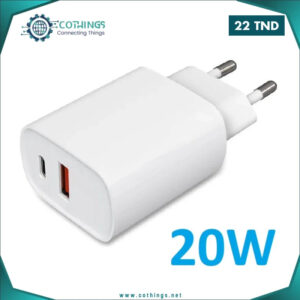 tete chargeur w usb type c cothings