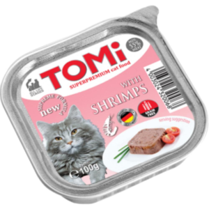 tomi chat barquette g crevette