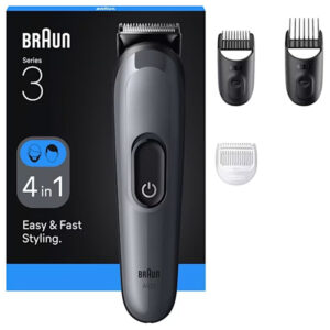 tondeuse multifonction en braun aio rechargeable noir