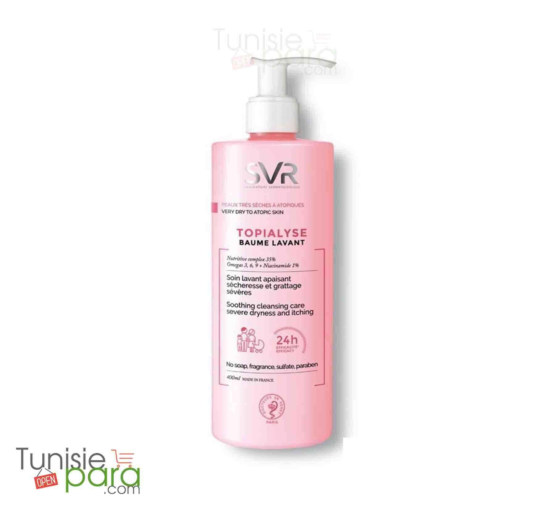 SVR TOPIALYSE baume lavant visage et corps 400ml (Emballages Deffectueux) 1 topialyse baum jpg