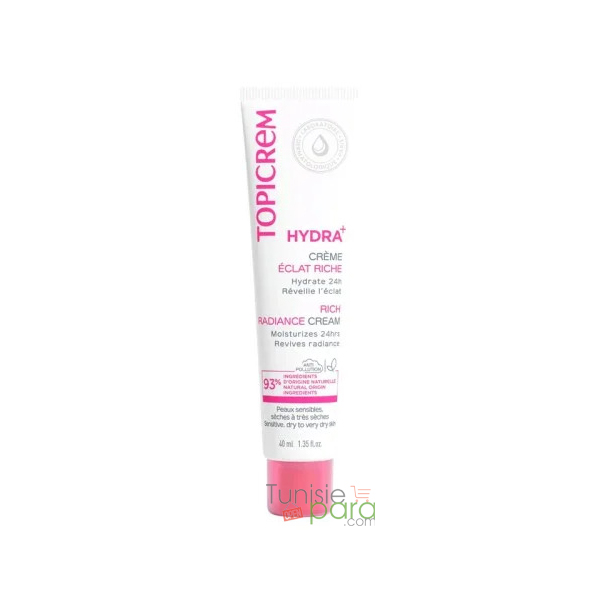 Topicrem Hydra+ Creme Hydratante Riche 40ml 1 topicrem hydra creme hydratante riche ml jpg