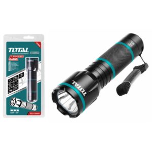 torche led w tflaaa aluminium puissante avec piles aaa