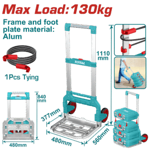 total diable pliable charge max kg professionnel thwb