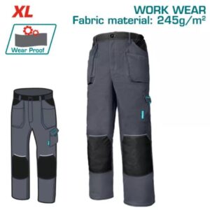 total pantalon de travail xl en tissu cotonpoly gm tspxl