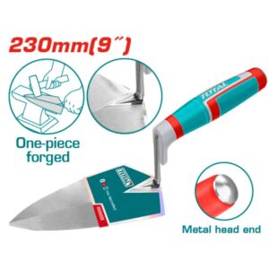 total truelle de macon mm forge monobloc pour mortier tht