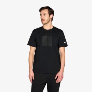 tshirt anta homme noir logo sport training essentiel