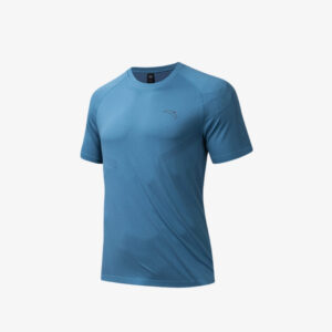 tshirt homme anta bleu technique respirant sport dryfit