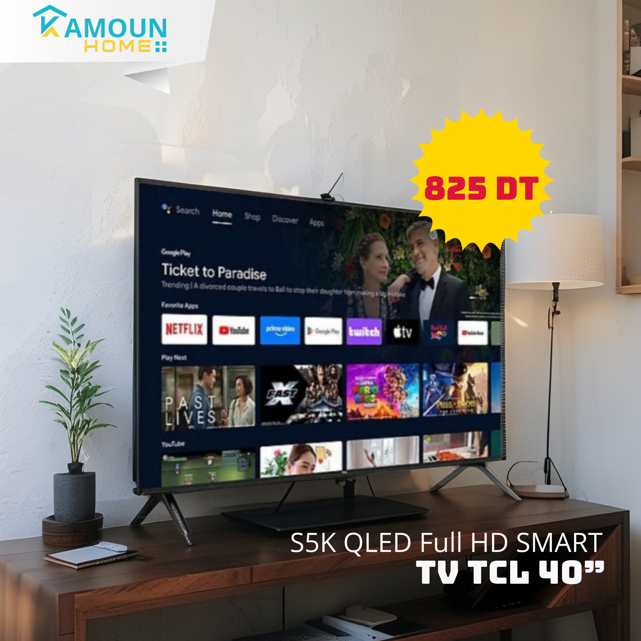 Tv TCL 40 » S5K QLED Full HD SMART 1 Tv TCL » SK QLED Full HD SMART