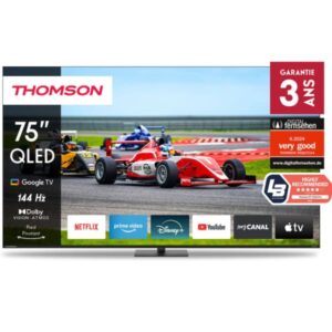 tv thomson qled pro google noir qgc