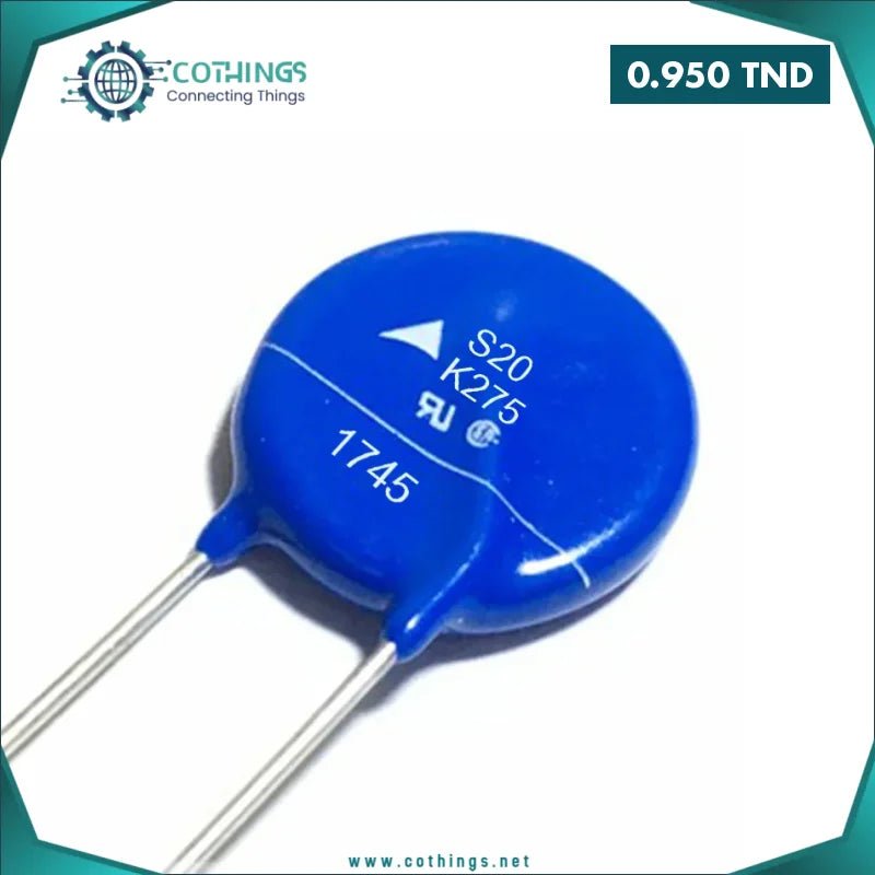 Varistance S20K275 – Résistance à oxyde métallique dépendant de la tension (MOV) 1 varistance sk resistance a oxyde metallique dependant tension mov