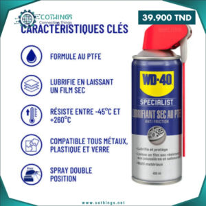 wd lubrifiant sec ptfe anti friction ml cothings