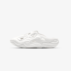 white foam clog slipon sneaker futuristic unisex style