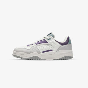 white purple anta basketball sneaker retro style men streetwear