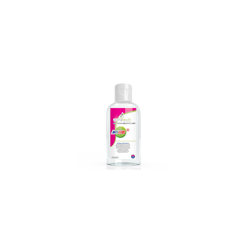 YOUNG HEALTH Gel Hydro-Alcoolique,100ml 1 younghealth antivirus gel hydroalcoolique ml png