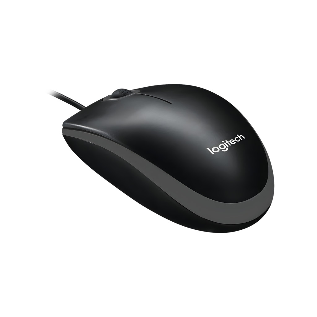 SOURIS OPTIQUE FILAIRE LOGITECH B100 USB – NOIR 1 jpg
