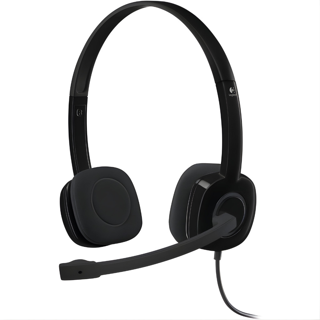 CASQUE MICRO LOGITECH STEREO HEADSET H151 – NOIR 1 jpg