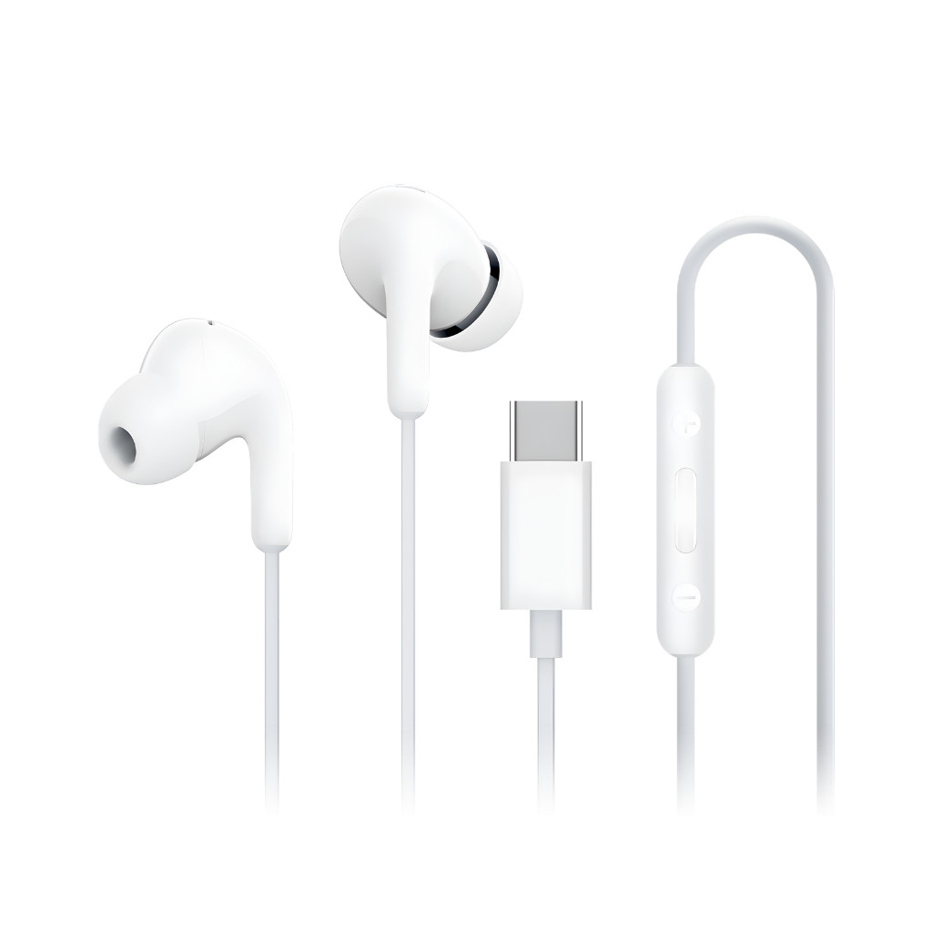 ΧΙΑΟΜΙ TYPE-C EARPHONES WHITE 1 Untitledxpx jpg