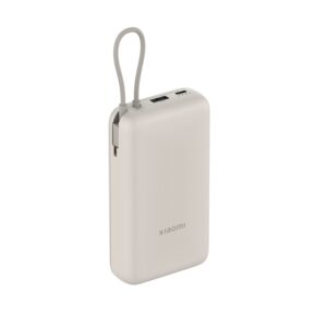 Xiaomi W Power Bank mAh Integrated Cable Tan GL jpg