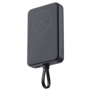 power bank xiaomi w mah cable integre gris charbon jhj jpg