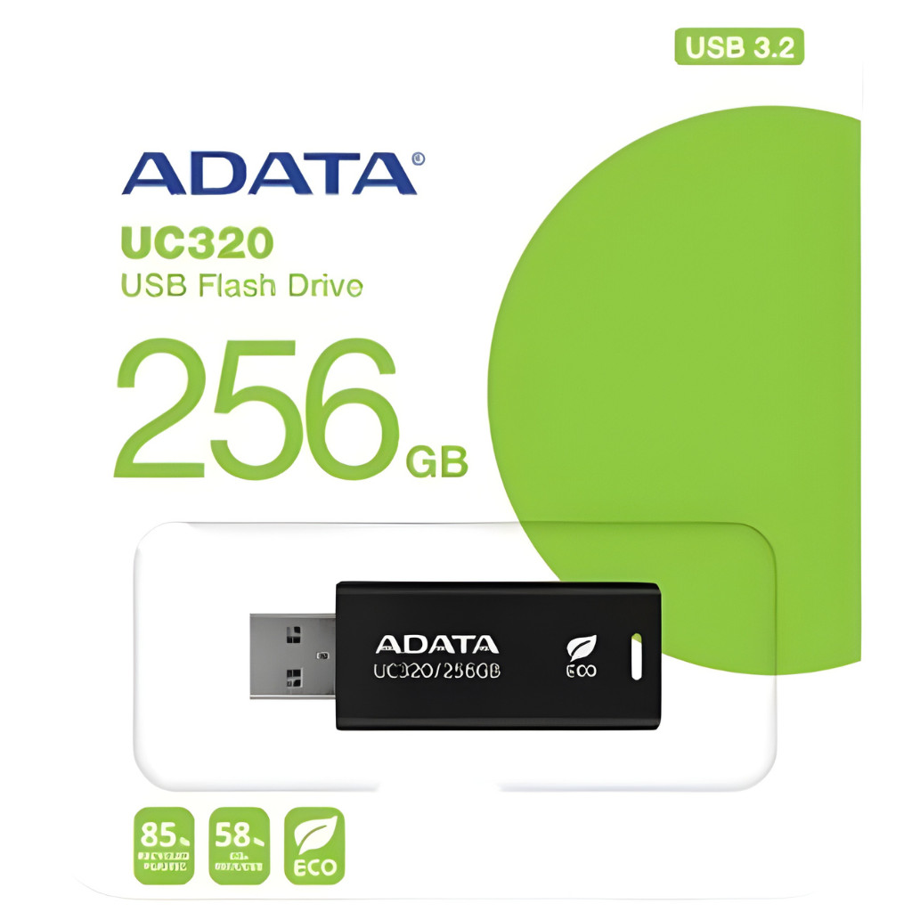 Clé USB ADATA 256 Go Tiny USB 3.1 – Noir 1 uc jpg