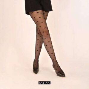Collant Voile Avec Cœur
