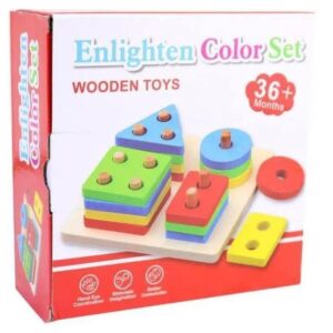 jouet éducatif en bois montessori pour enfants