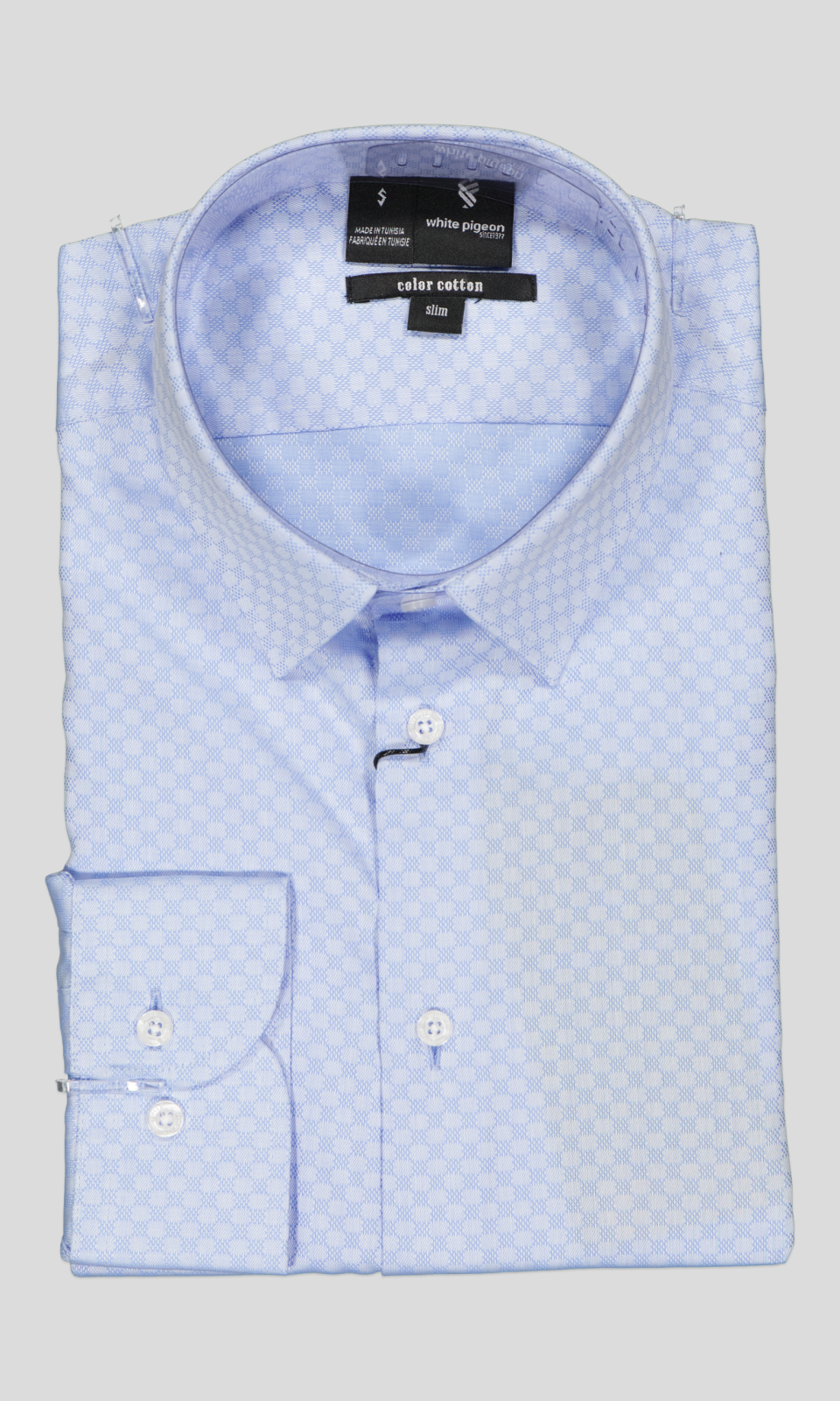 CHEMISE COTTON UNI SLIM 1 WPCHH WP scaled png