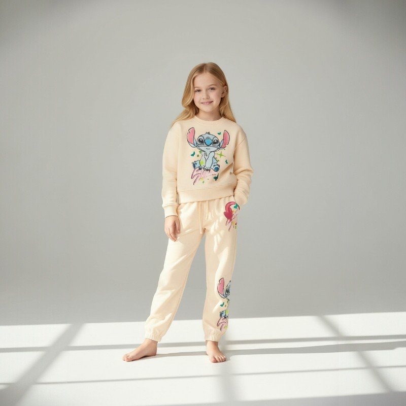 JOGGING FILLETTE MOLLETON COTON ELASTHANNE 1 WPJMF jpg
