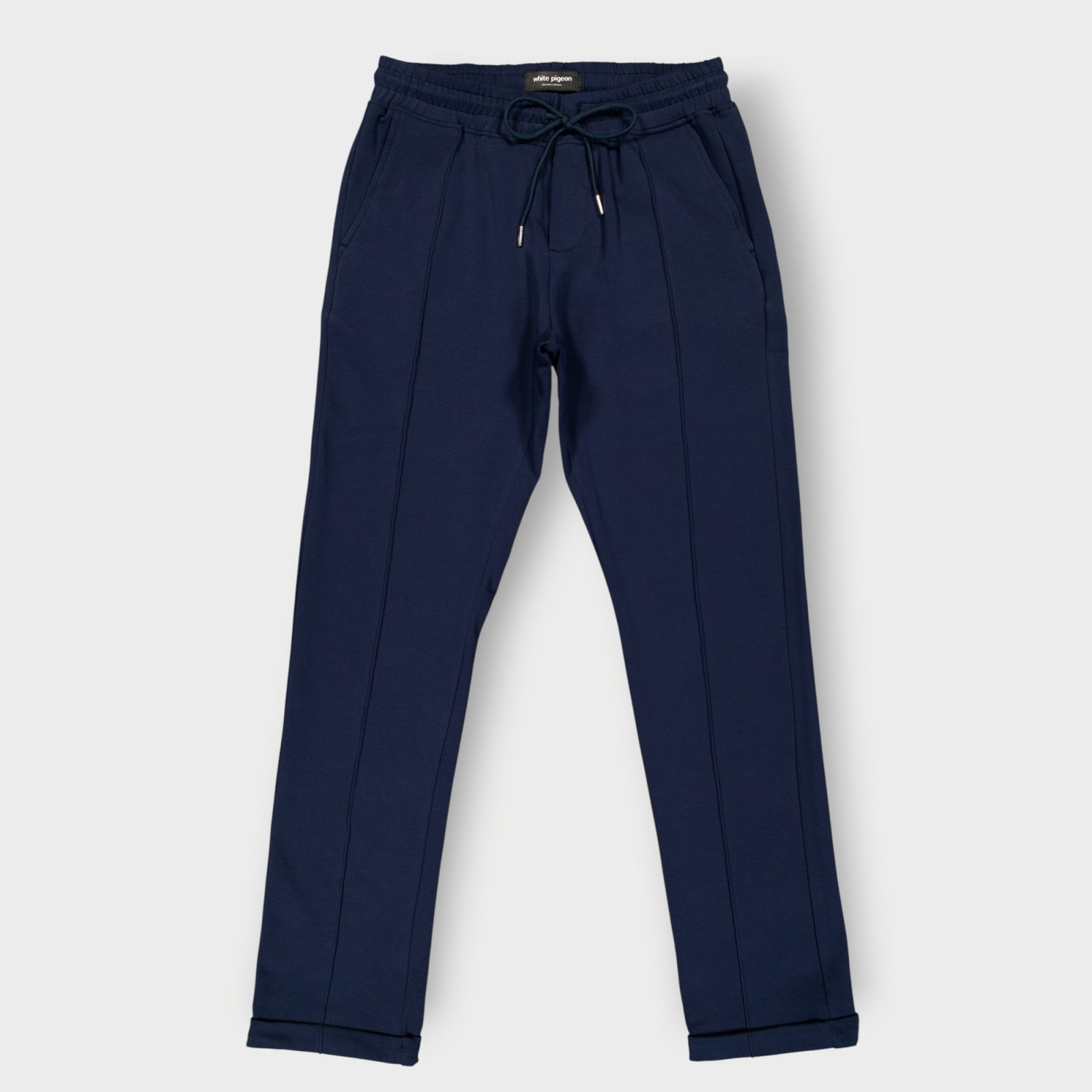 PANTALON JOGG EN TISSU SCUBA CEINTURE ELASTIQUE &REVER EN BAS 1 WPPHJG jpg