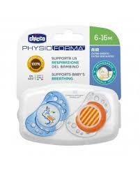 Chicco Physio Air Sucette 2 Pièces bleu 6-16 M