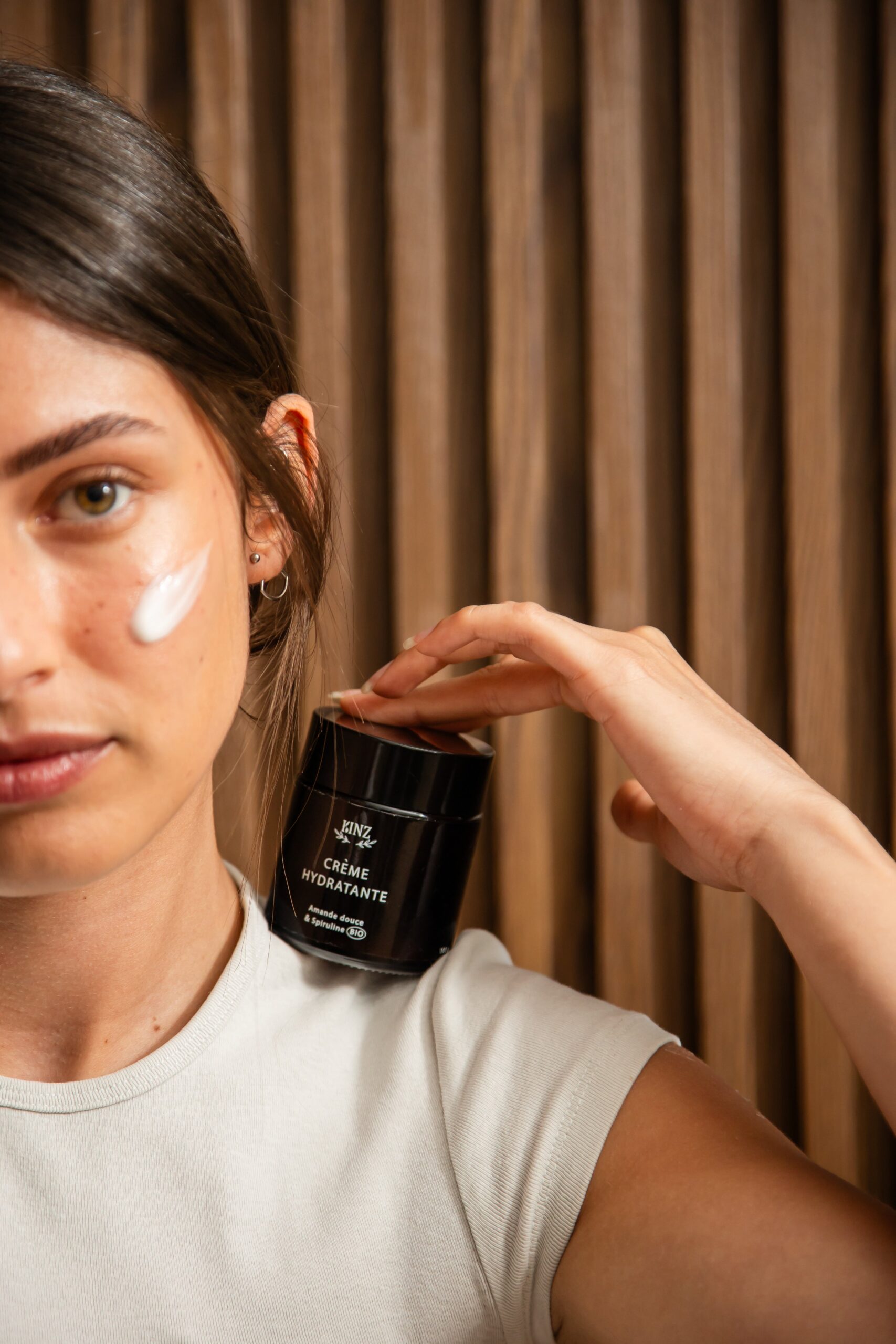 Crème Hydratante Amande & Spiruline BIO - 100gr 1 Crème Hydratante Amande & Spiruline BIO - 100gr