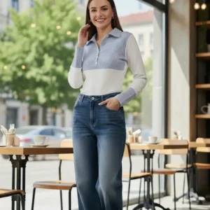 Fitted blouse