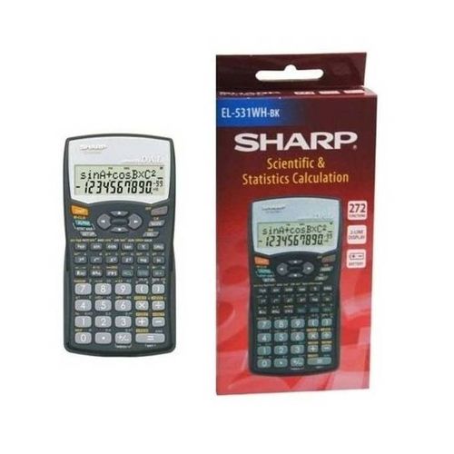 Calculatrice Scientifique – 272 Fonctions – EL531WH-BK – Sharp 1 Calculatrice Scientifique – 272 Fonctions – EL531WH-BK – Sharp