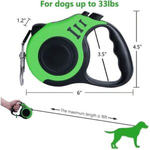 Laisse Retractable Chien à fixer sur collier de chien – 5m