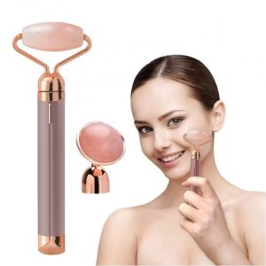 Rouleau et masseur soin du visage vibrant aux contours impeccables