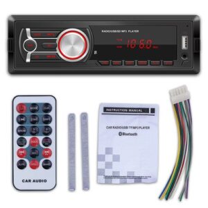 Poste Radio Voiture – USB SD Bluetooth FM – Avec Commande