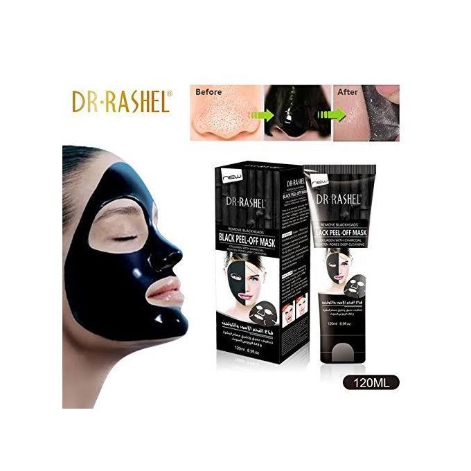 Dr Rashell Masque Noir – Anti Points Noirs – Nettoie & Purifie- 120ml 1 Dr Rashell Masque Noir – Anti Points Noirs – Nettoie & Purifie- 120ml