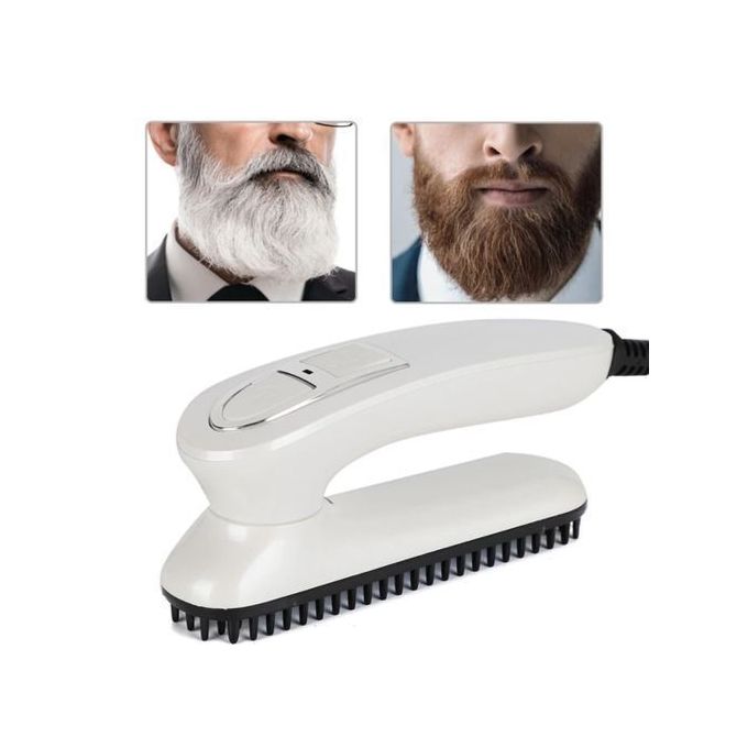 Brosse Lissante Chauffante Pour Cheveux Et Barbe – 180 Degrés 1 Brosse Lissante Chauffante Pour Cheveux Et Barbe – 180 Degrés