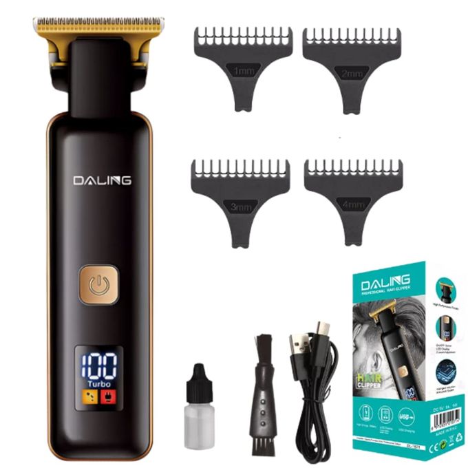 Daling Rasoir de coupe de cheveux rechargeable DL1571 – 4 réglages de longueur 1 Daling Rasoir de coupe de cheveux rechargeable DL1571 – 4 réglages de longueur