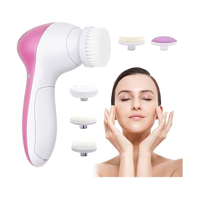Brosse nettoyant électrique – Soin du visage- 5 En 1 1 Brosse nettoyant électrique – Soin du visage- 5 En 1